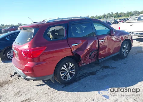 2017 Nissan Pathfinder S z USA, uszkodzony, nr VIN 5N1DR2MN7HC694376